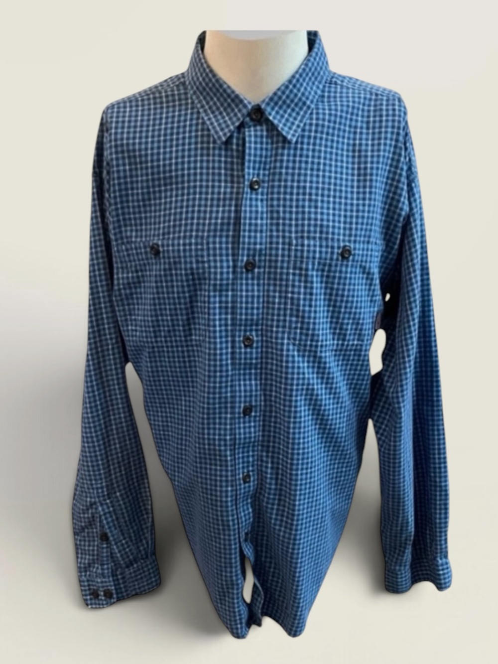 PATAGONIA Organic Cotton Plaid Shirt Size Large.